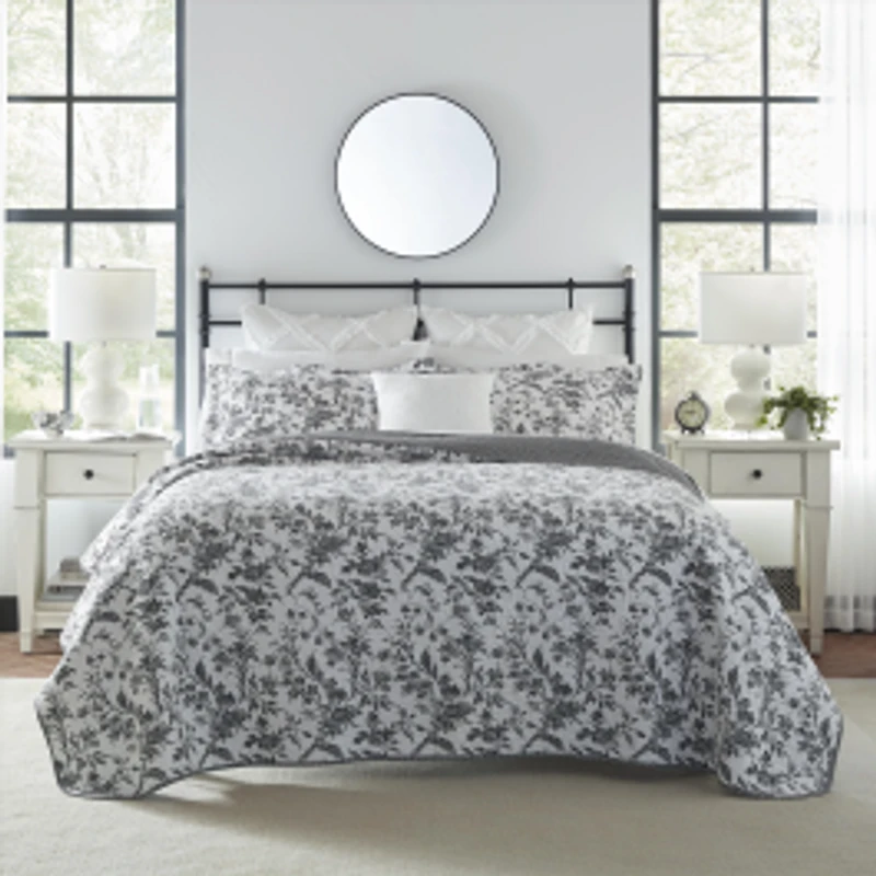 Laura Ashley Amberley Cotton Quilt Set