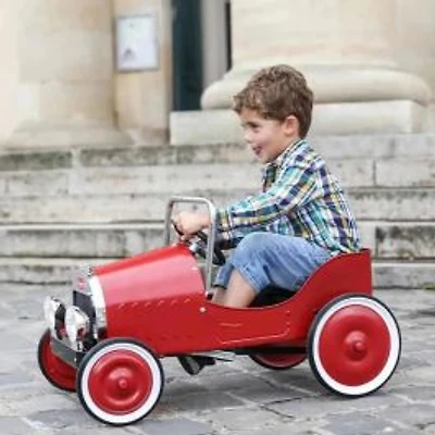 Toy Ride-On Classic Pedal Car - Red