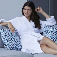 Cotton Velour Plush Bathrobe