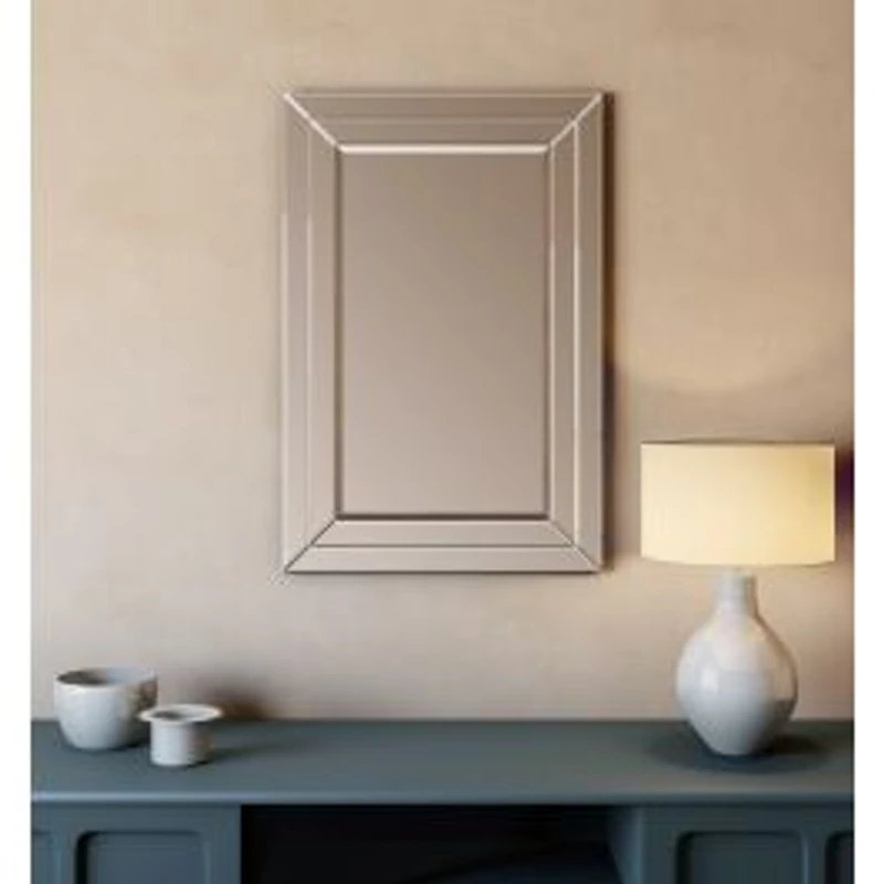Bay All-Glass Rectangular Mirror