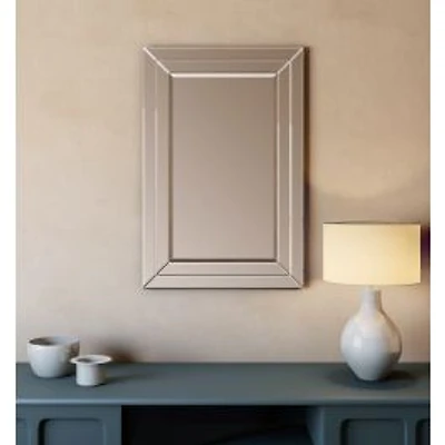 Bay All-Glass Rectangular Mirror