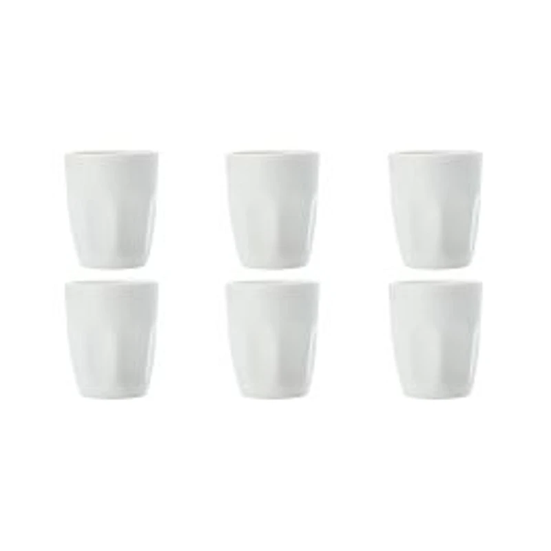 Maxwell & Williams Set of 6 White Basics Latte Cups - 200ml