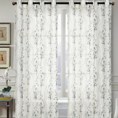 Bermuda Semi-Sheer Grommet Curtain