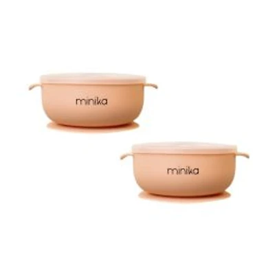 Minika Bowl with Suction - Pack of 2