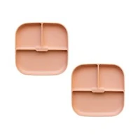 Minika Plate with Suction, Pack of 2