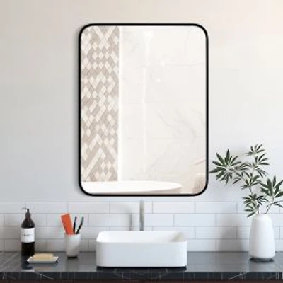 Brantwood Rectangular Mirror With Rounded Corners