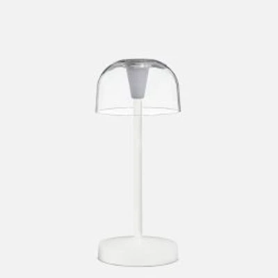 Bubble Shade LED Table Lamp - White