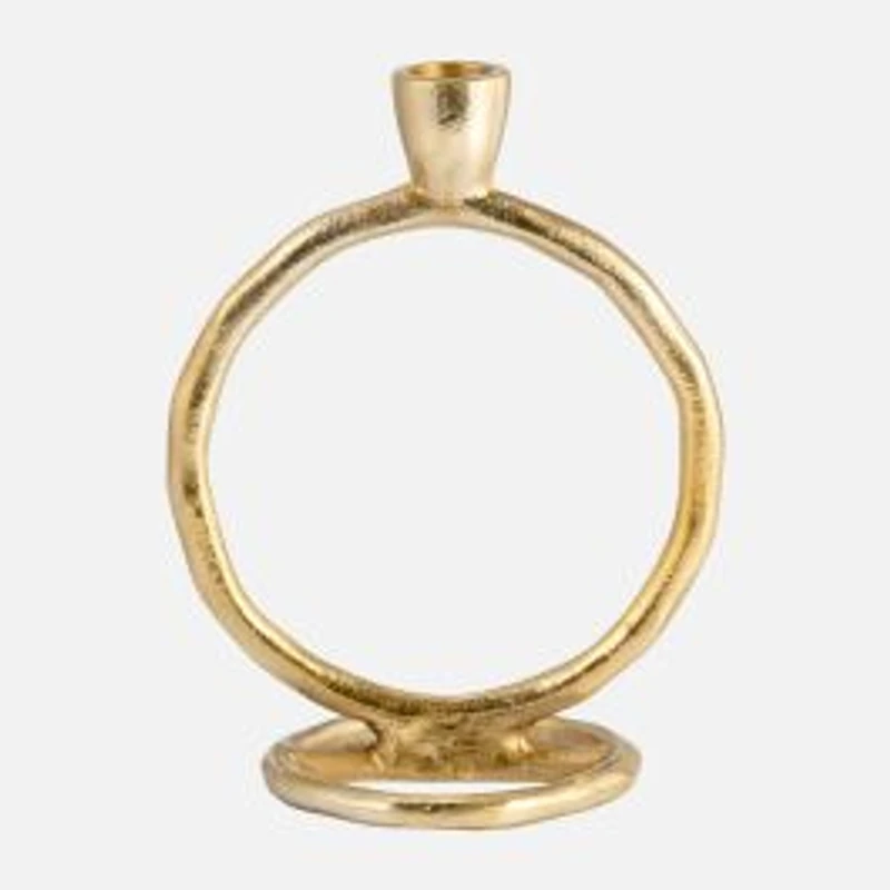 Round Ring Tapered Candle Holder, 8
