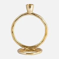 Round Ring Tapered Candle Holder, 8