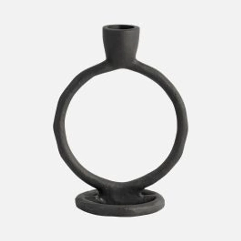 Round Ring Tapered Candle Holder, 6