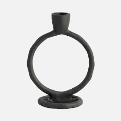 Round Ring Tapered Candle Holder, 6