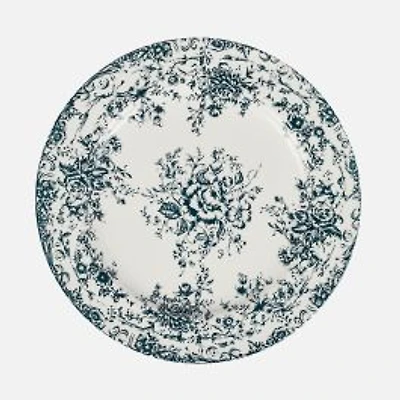 Casa Domani Rosetta Round Serving Platter - blue