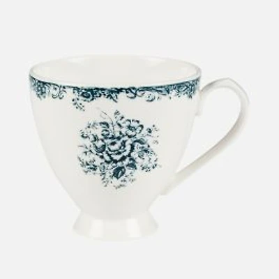 Casa Domani Rosetta Blue Footed Mug