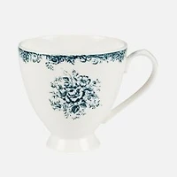 Casa Domani Rosetta Blue Footed Mug