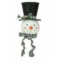 Fleece Snowman Head Tree Topper