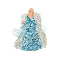 Cerulean and Silver LED Angel Tree Topper