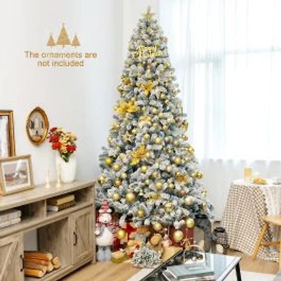 Artificial Christmas Tree with Premium Snow Flocked Hinged - 9 ft