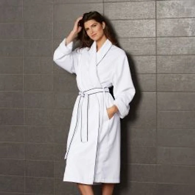 Contrast Shimmer Bathrobe