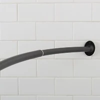 Black Curved Shower Curtain Rod