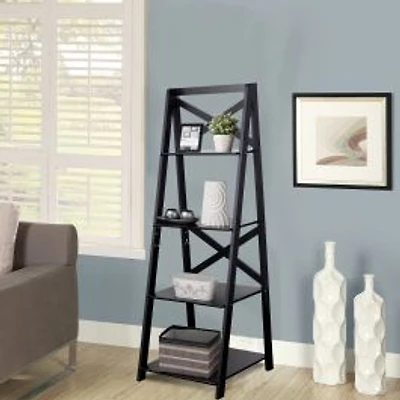 4-Tier Ladder Bookshelf