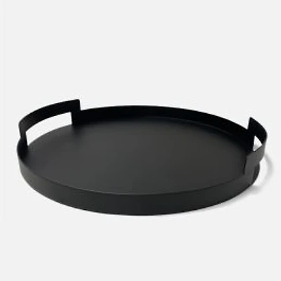 Serving Tray Black Metal by Natural Living
