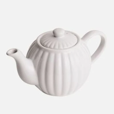 Price & Kensington Luxe Teapot, 6 Cups - Matte Cream