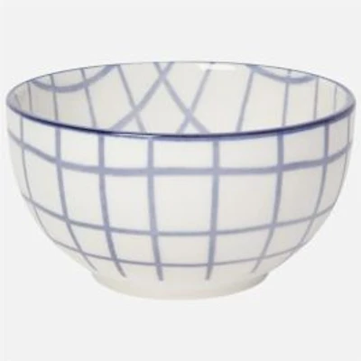 Danica Woblly Check Everyday Bowls, Set of 4