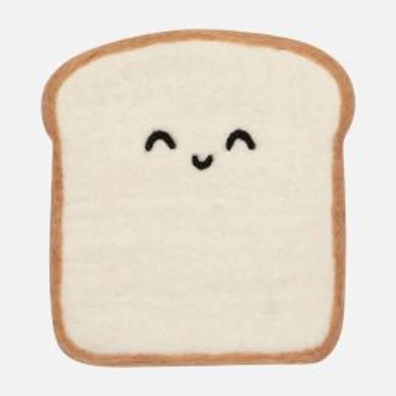 Jubilee Danica Funny Food Felt Wool Trivet - Toast
