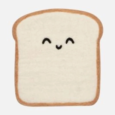 Jubilee Danica Funny Food Felt Wool Trivet - Toast