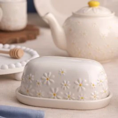 Price & Kensington Daisy Covered Butter Dish