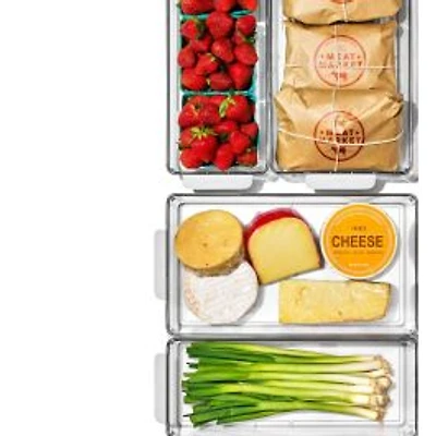 OXO Set of 4 Fridge Storage Organizers