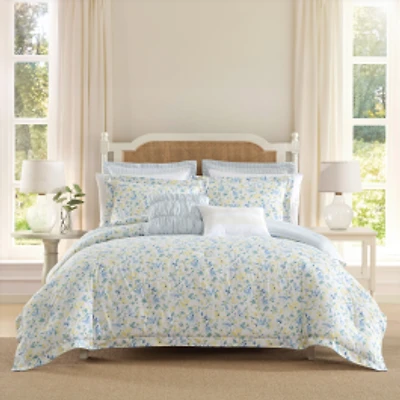 Laura Ashley Nora Cotton Comforter Set