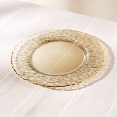 Ari Gold Rim Charger Plate - 32cm