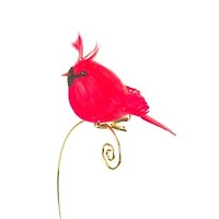 Pudgy Clip-On Red Foam Cardinal Ornament, Pack of 6