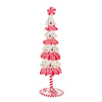 Candycane Metal Christmas Tree Display, Pack of 2
