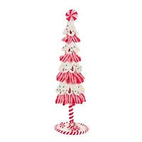 Candycane Metal Christmas Tree Display, Pack of 2