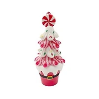 Red and White Plastic Hot Cocoa Ornament Whipped Cream, Pack of 8