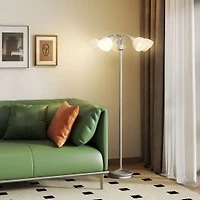 Arc Tree Floor Lamp with Adjustable Rotating Lights