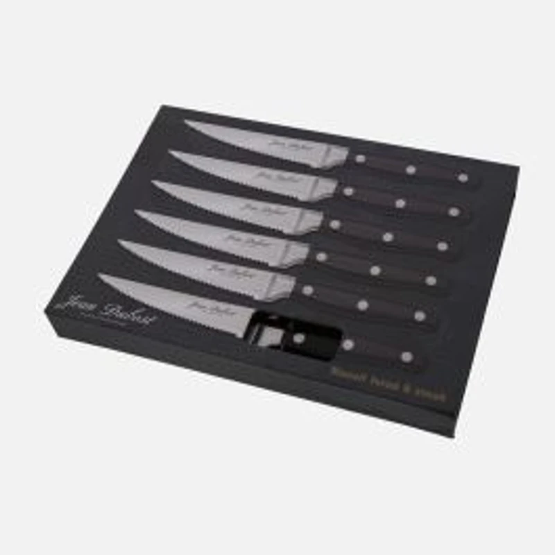Jean Dubost Massif Steak Knives, Set of 6