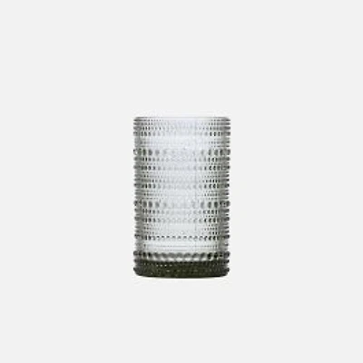 Jupiter Smoke Grey Glasses, Set of 6 - 13 oz