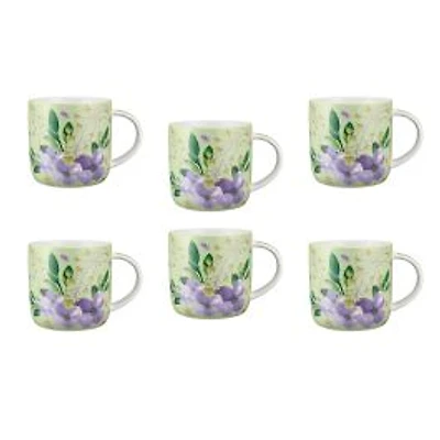 Maxwell & Williams Set of 6 Bouquet Mugs - 480ml
