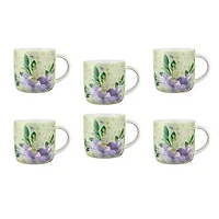 Maxwell & Williams Set of 6 Bouquet Mugs - 480ml