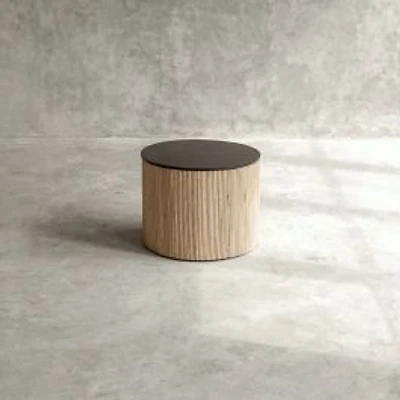 Marseille Small Side Table – Black