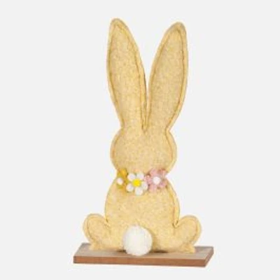Nutracker Designs Cottontail Meadow Decor Bunny - Yellow