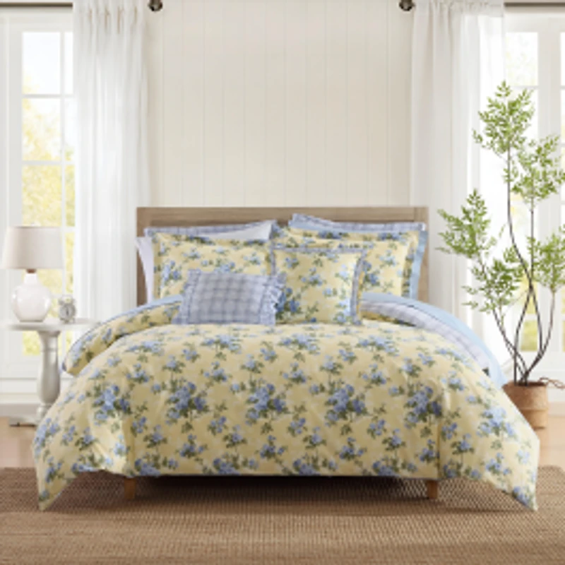 Laura Ashley Cassidy Cotton Comforter Set
