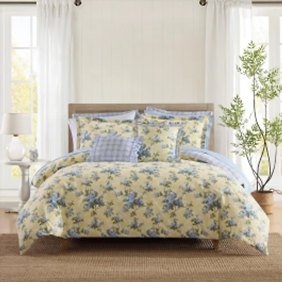Laura Ashley Cassidy Cotton Comforter Set