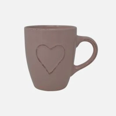 Heart Mug, 330ml - Pink