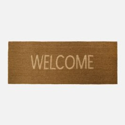 Embossed Coir Doormat - « Welcome »