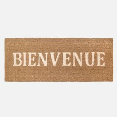 Embossed Coir Doormat - « Bienvenue »