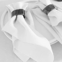 Textured Faux Linen Napkins, Pack of 4